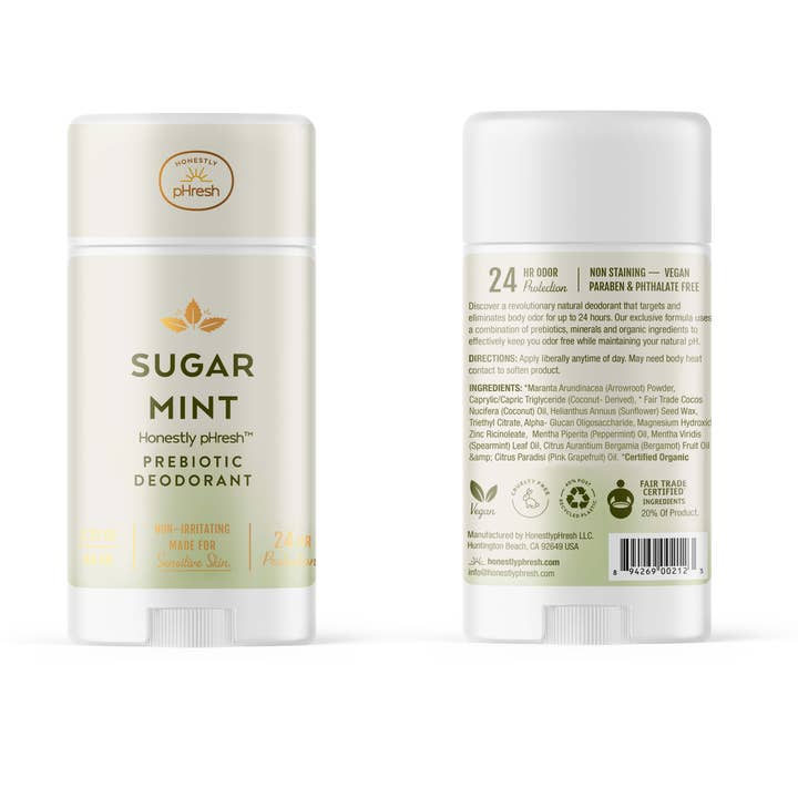 Honestly pHresh - Wholesale Deodorant - Unisex - Sugar Mint Deodorant0