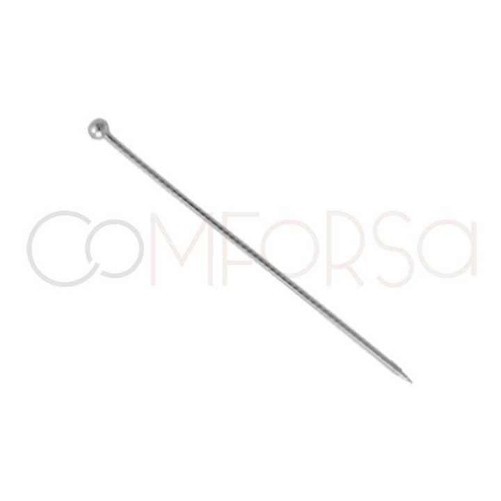 COM FORSA SL - Wholesale Craft Supplies - Sterling Silver 925 Rivet 40 Mm With Post