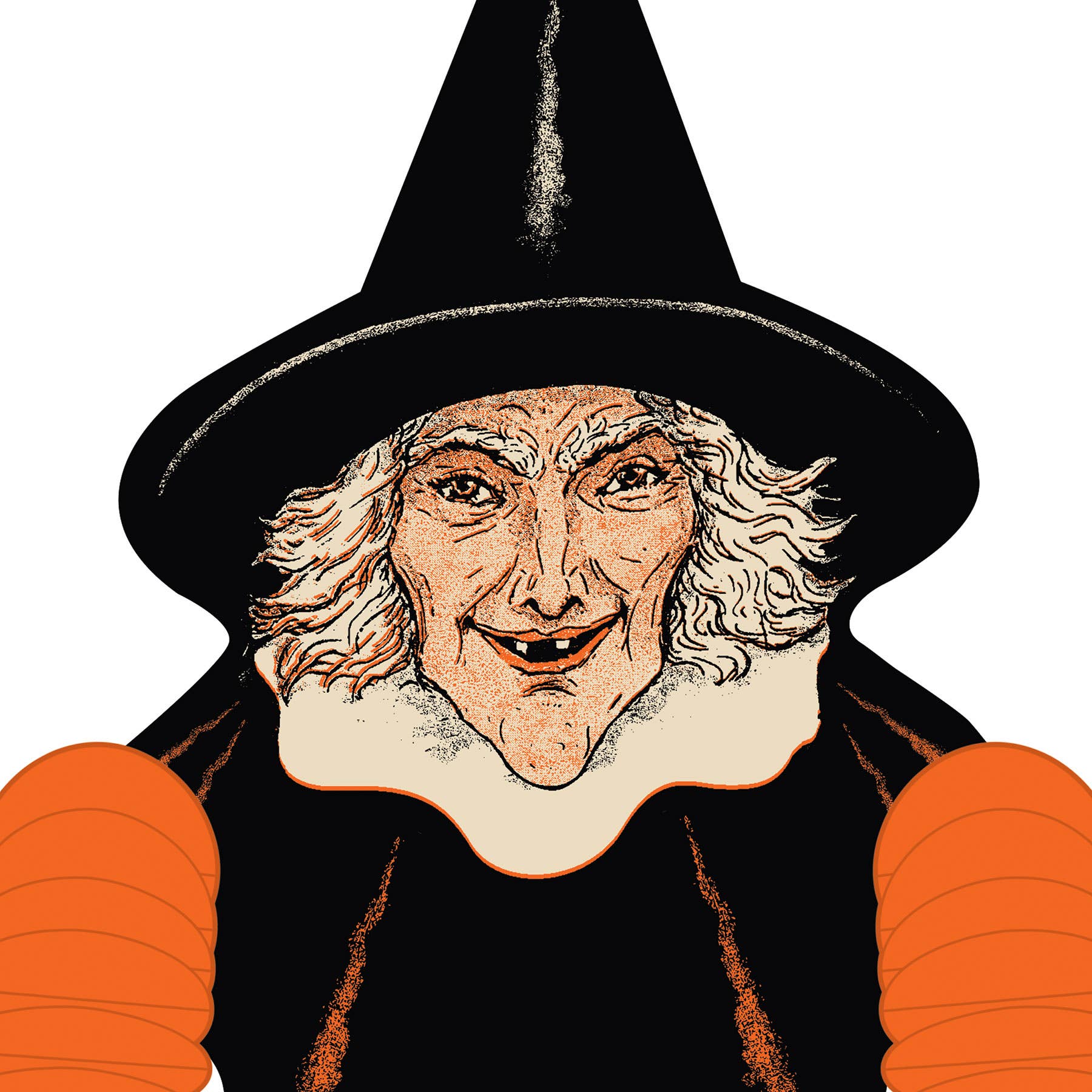 Beistle - Wholesale Decal - Party Decorations - Vintage Halloween Tissue Dancers 14". 3/pkg3