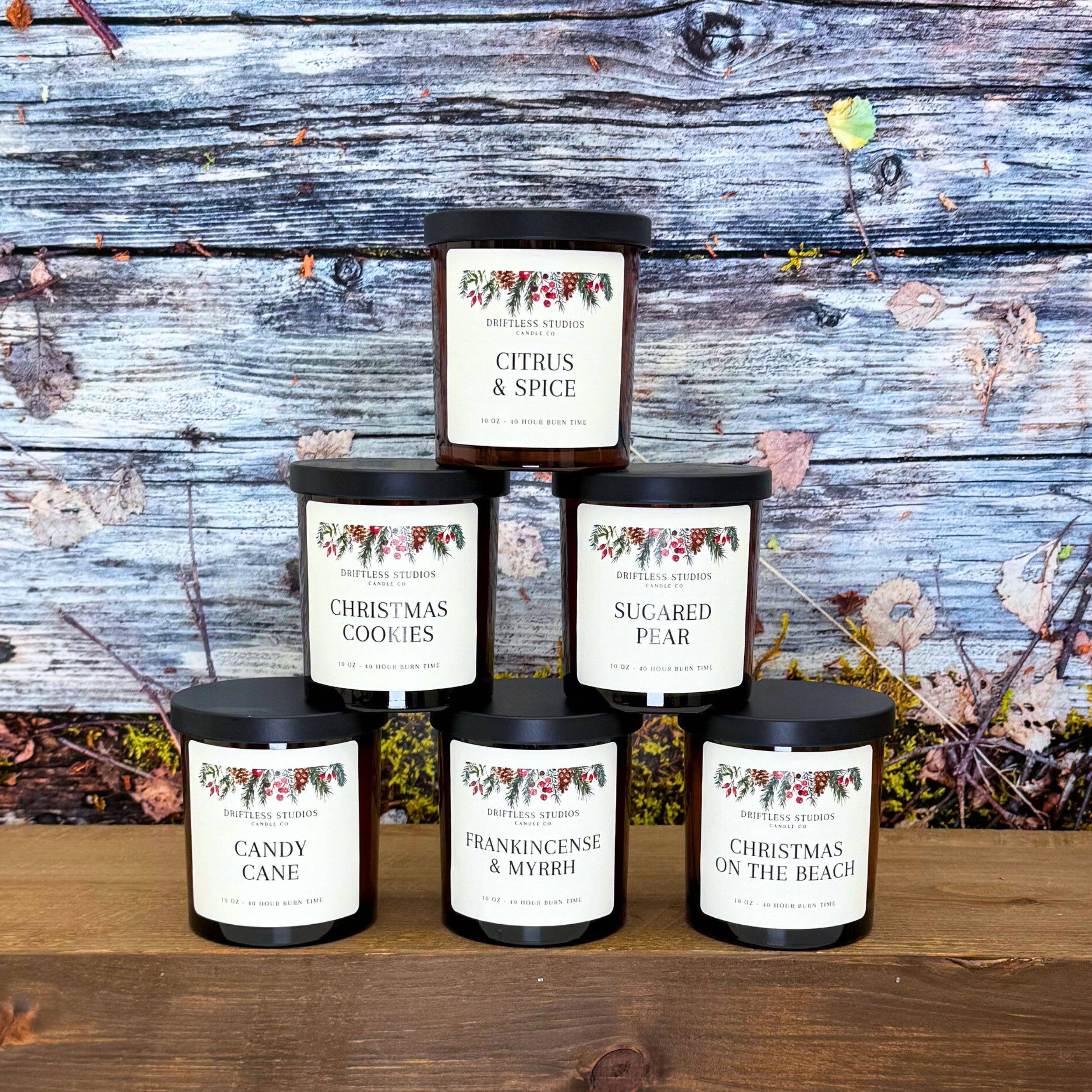 Driftless Studios - Wholesale Jar/Filled Candle - Fraser Fir Candles Christmas Tree Scent - Holiday Decor2