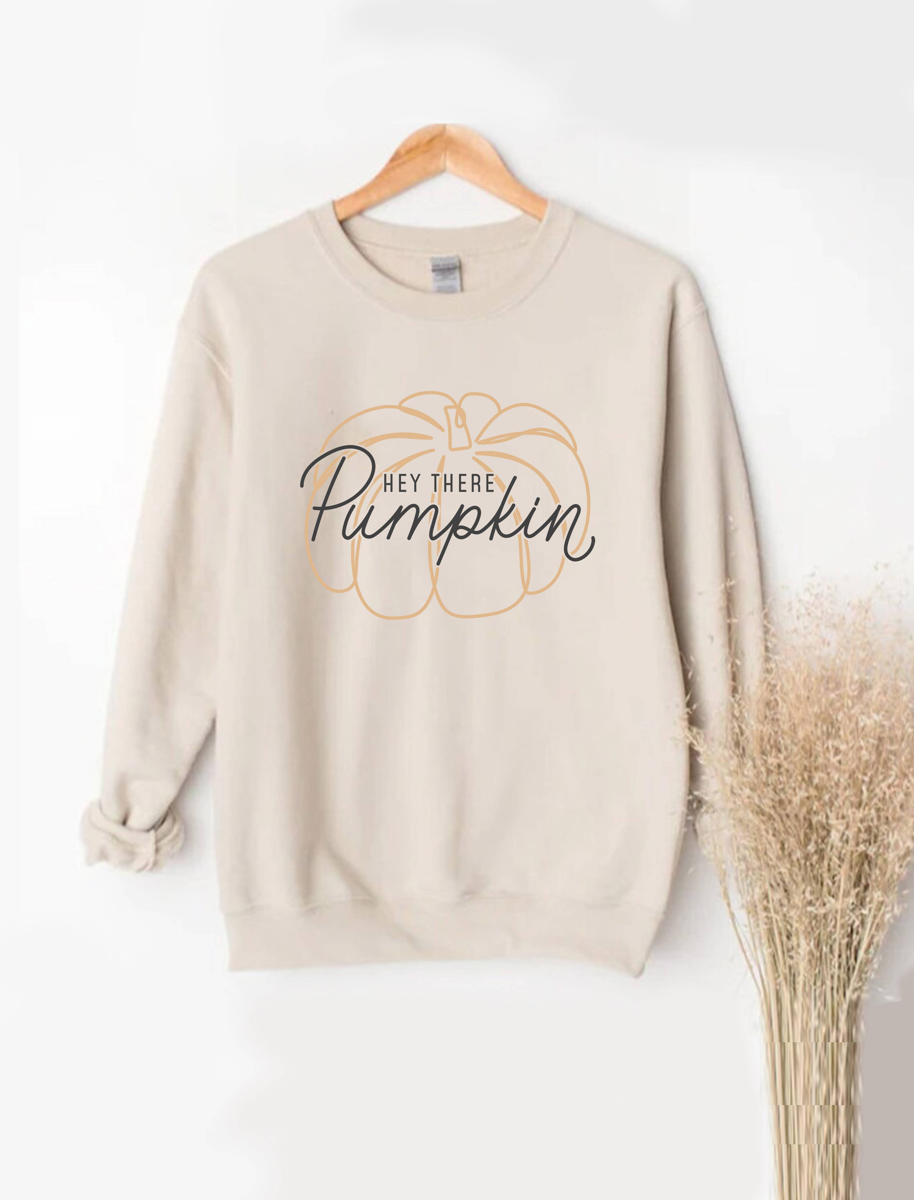 PINK NABI - Wholesale Graphic Sweatshirt - Women's - Graphic sweatshirt - Hey there pumpkin3