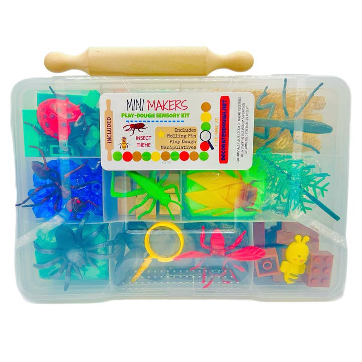 Decorated Dough - Wholesale Putty/Slime - Kids - Insect Take & Play Sensory Kits