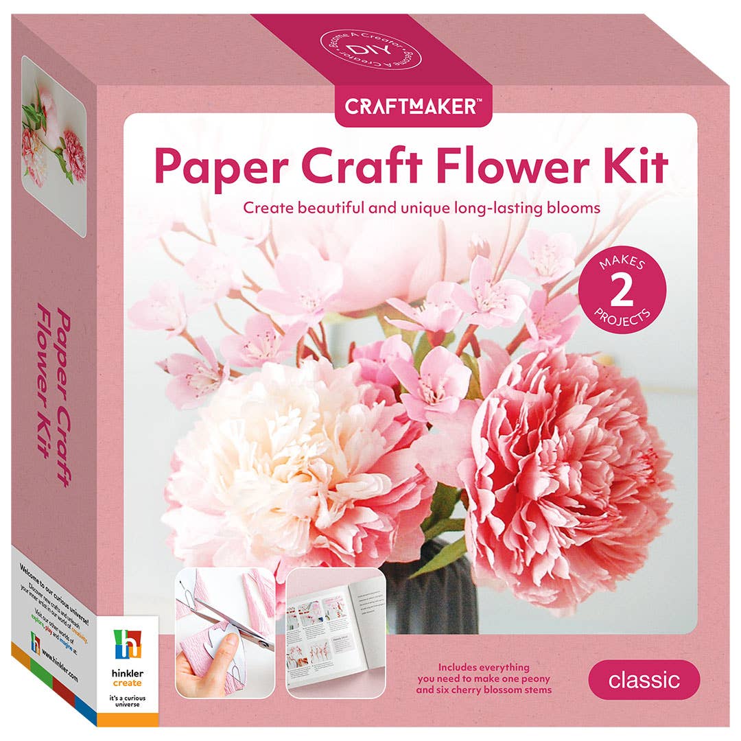 Hinkler Australia - Wholesale DIY craft kit - Craft Maker Paper Flowers Kit0