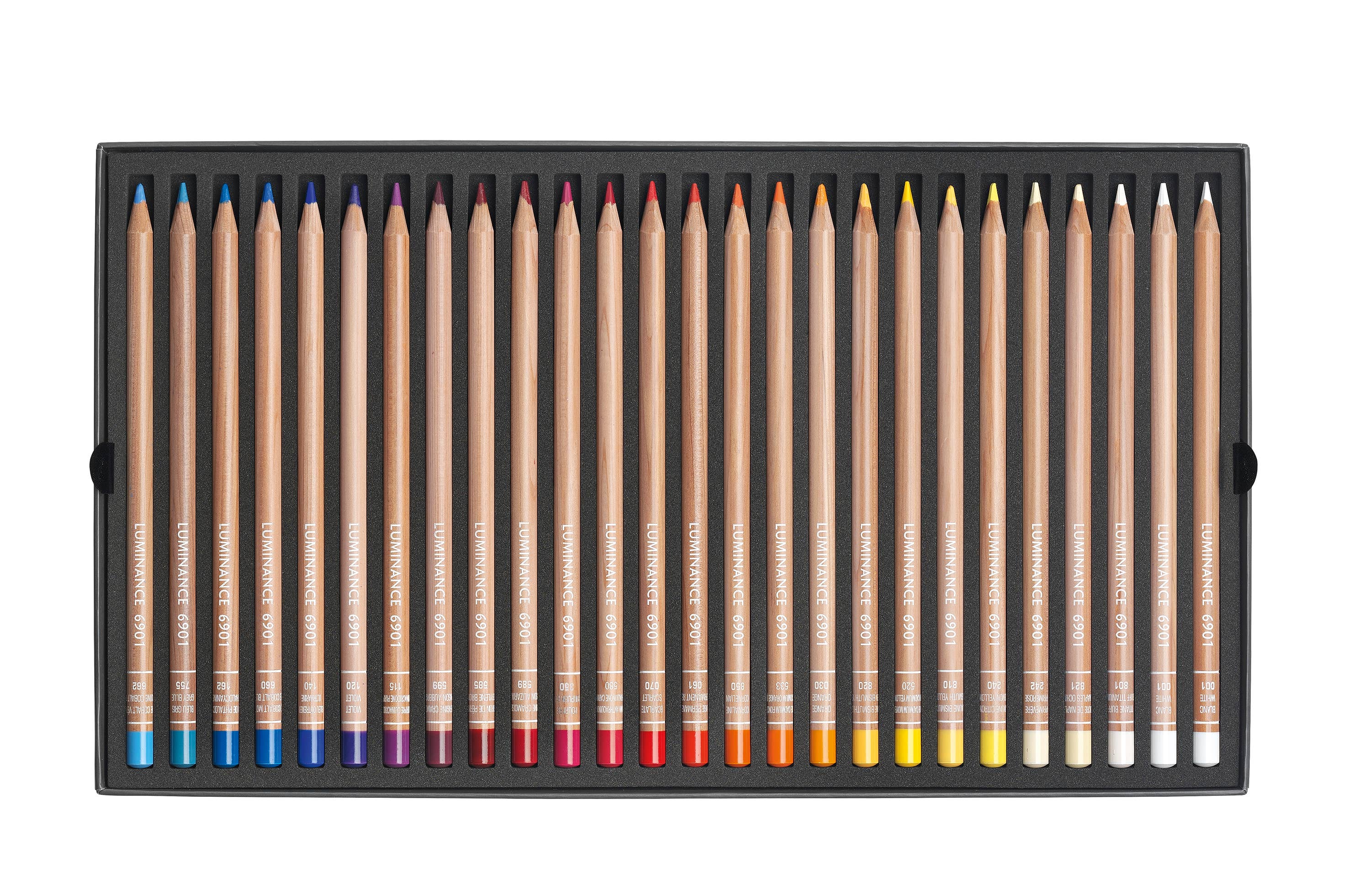 Caran d'Ache - Vente Crayons de couleur - Ensemble de 100 crayons de couleur LUMINANCE™ + estompes2