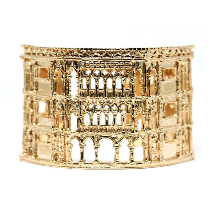 Ca' D'oro Venecia Brazalete Bronce bañado en oro para venta al por mayor de Co.ro Jewels