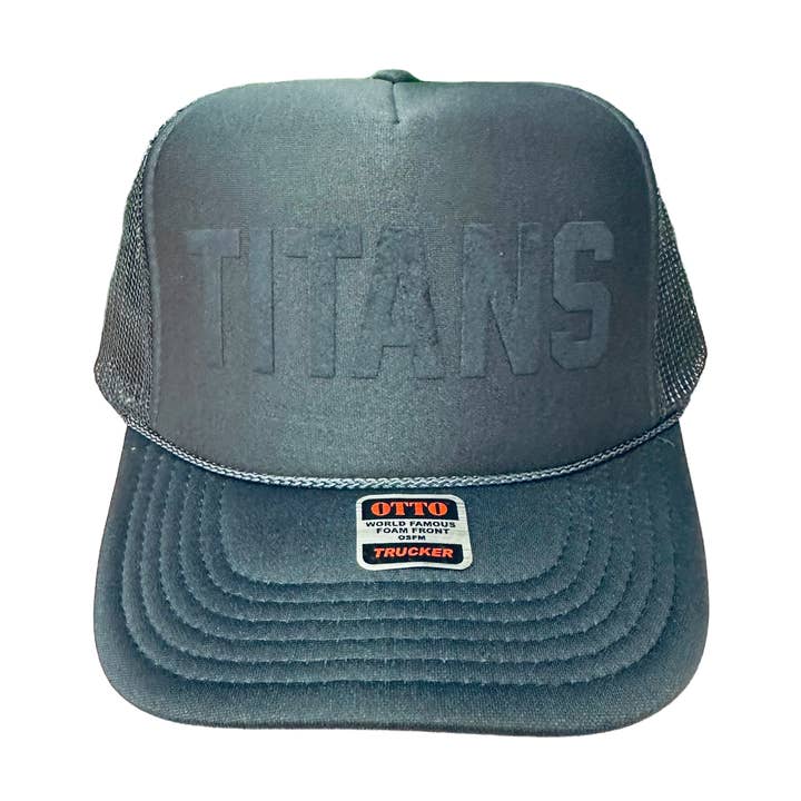 T.O.T. Trucker - TITANS - (Navy on Navy) for wholesale by Littlebrightbird