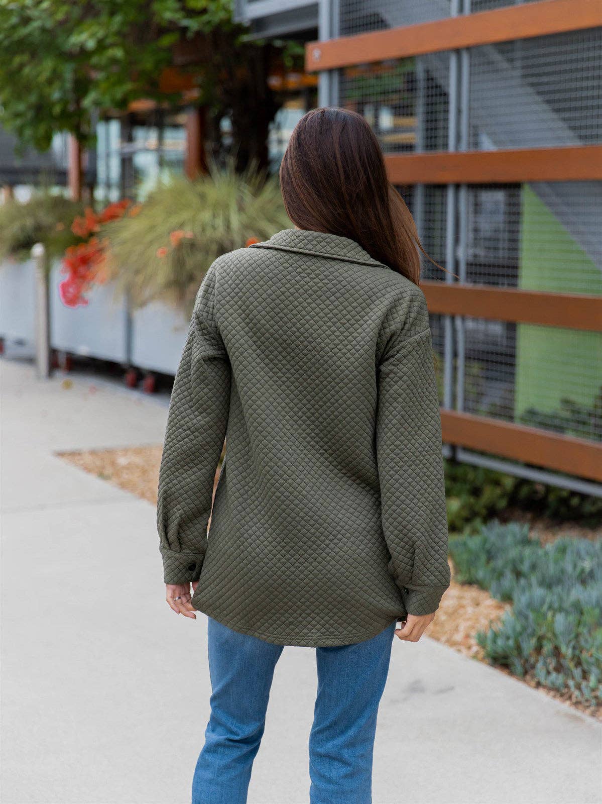 Tickled Teal - Wholesale Shirt Jacket/Shacket - Women's - Quilted Shacket14