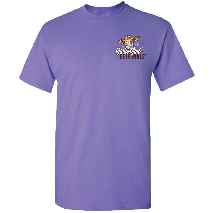 Violet 2716 Sweet Crazy Heifer Southern Sassy Country Western Short Sleeve Tee for wholesale on Faire