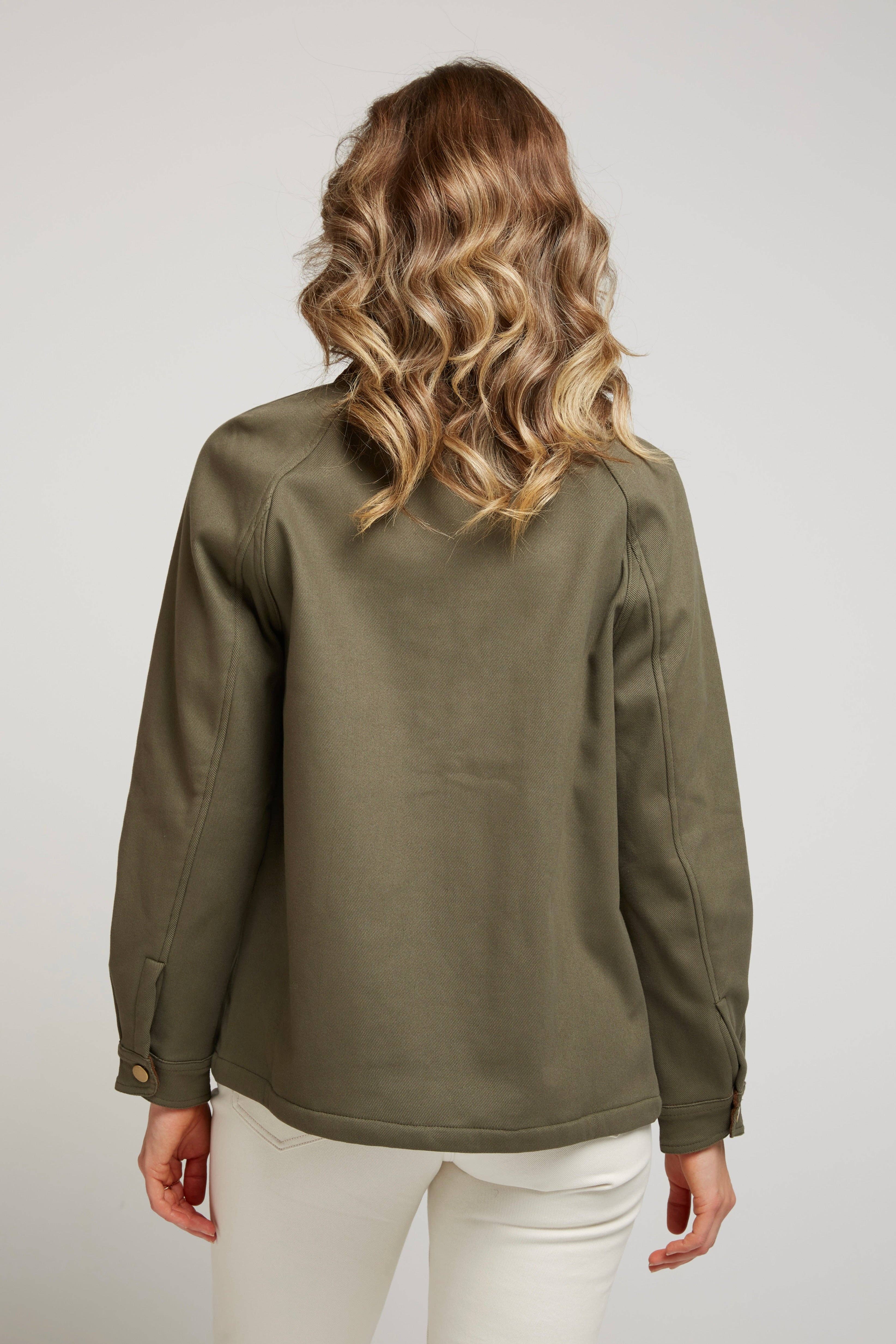 Andy & Lucy - Wholesale Jacket - Women's - ACHILE - Hunter jacket in structured cotton2