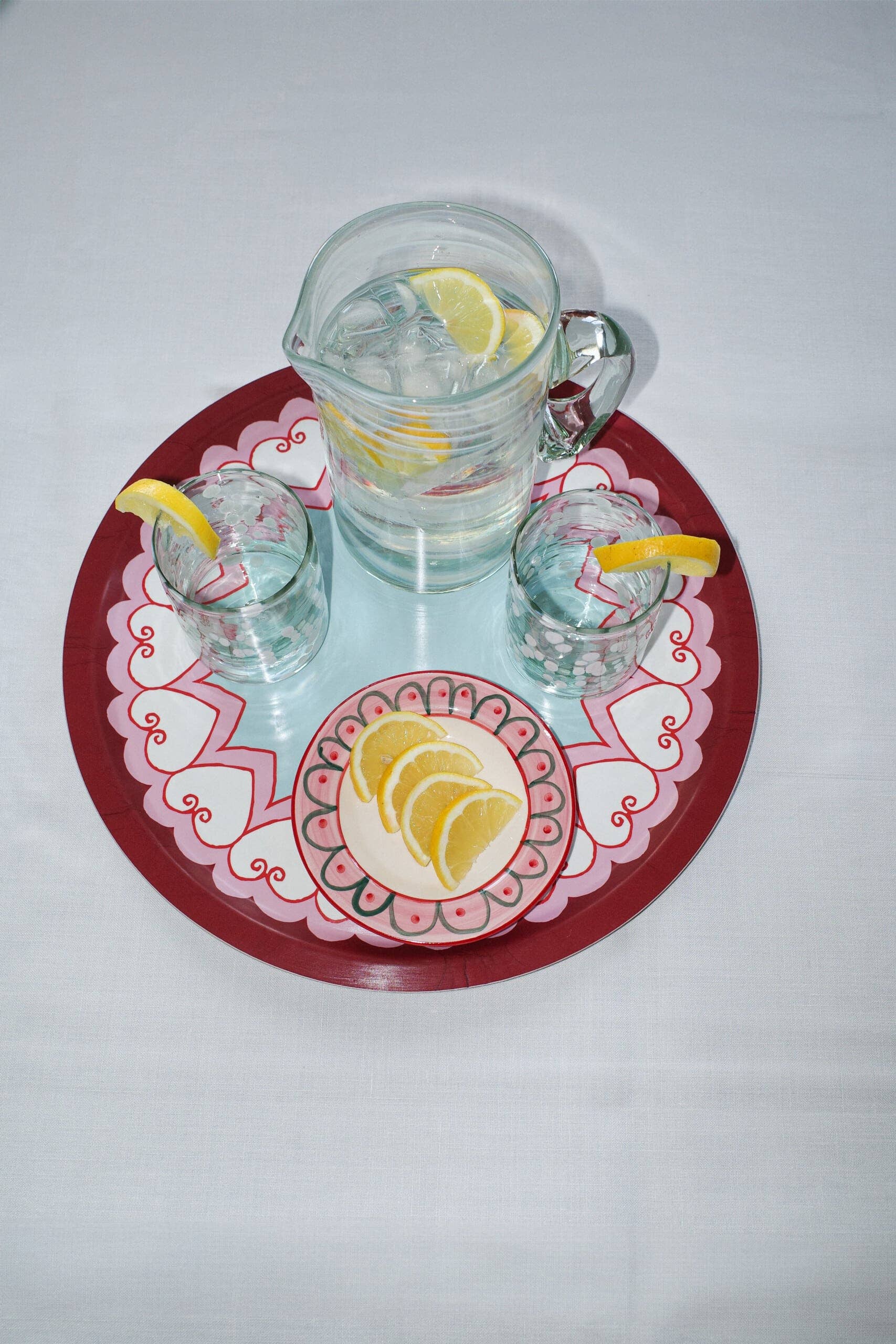 ACTOS - Wholesale Decorative Tray - Round Birch Wood Tray – L’Amour4