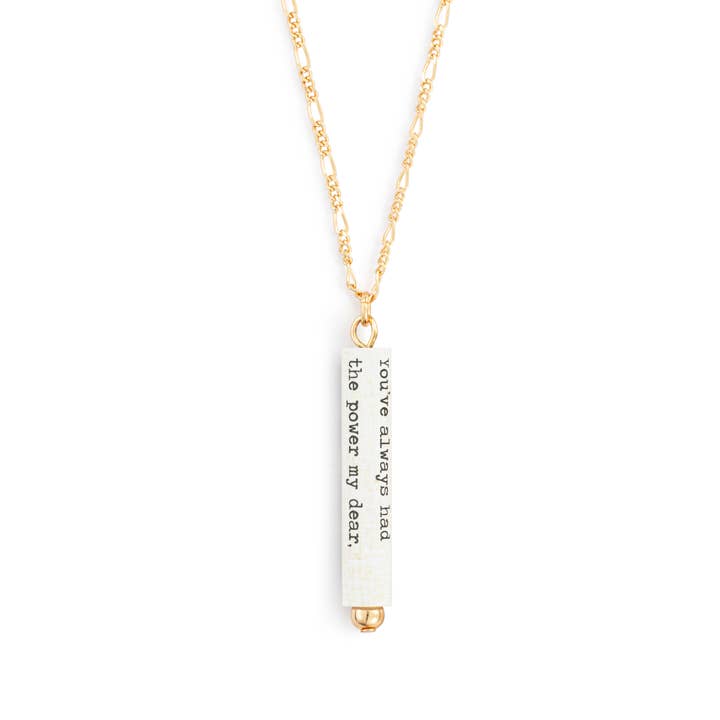 DEMDACO - Wholesale Link & Chain Necklace - Learn for Yourself Quote Necklace 16in