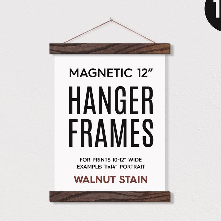 Cadre de cintre MAGNÉTIQUE de 12 po pour affiches™ pour la vente par Hanger Frames