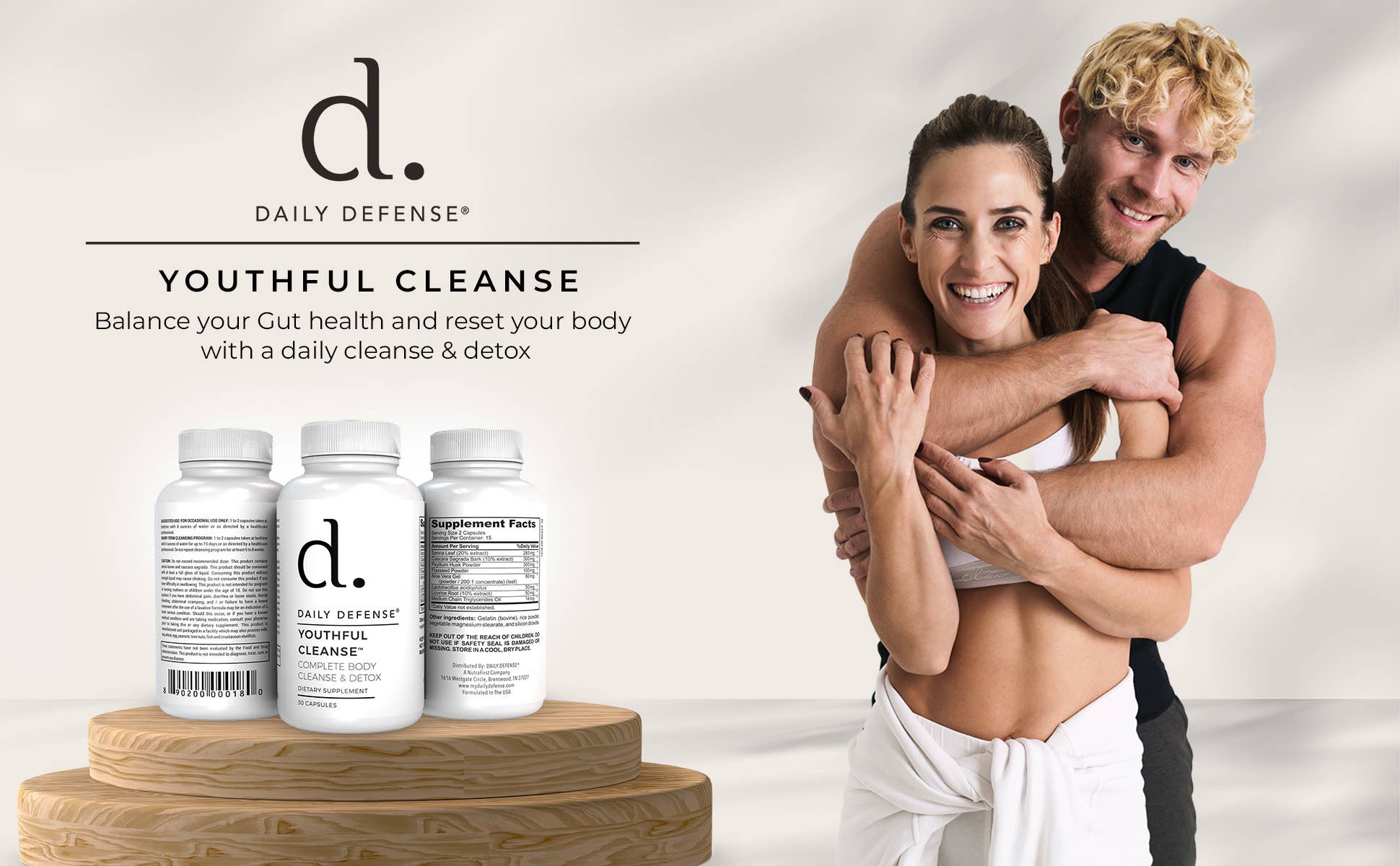 DAILY DEFENSE - Wholesale Oral Supplement/Vitamin - YOUTHFUL CLEANSE Complete Body Cleanse & Detox10