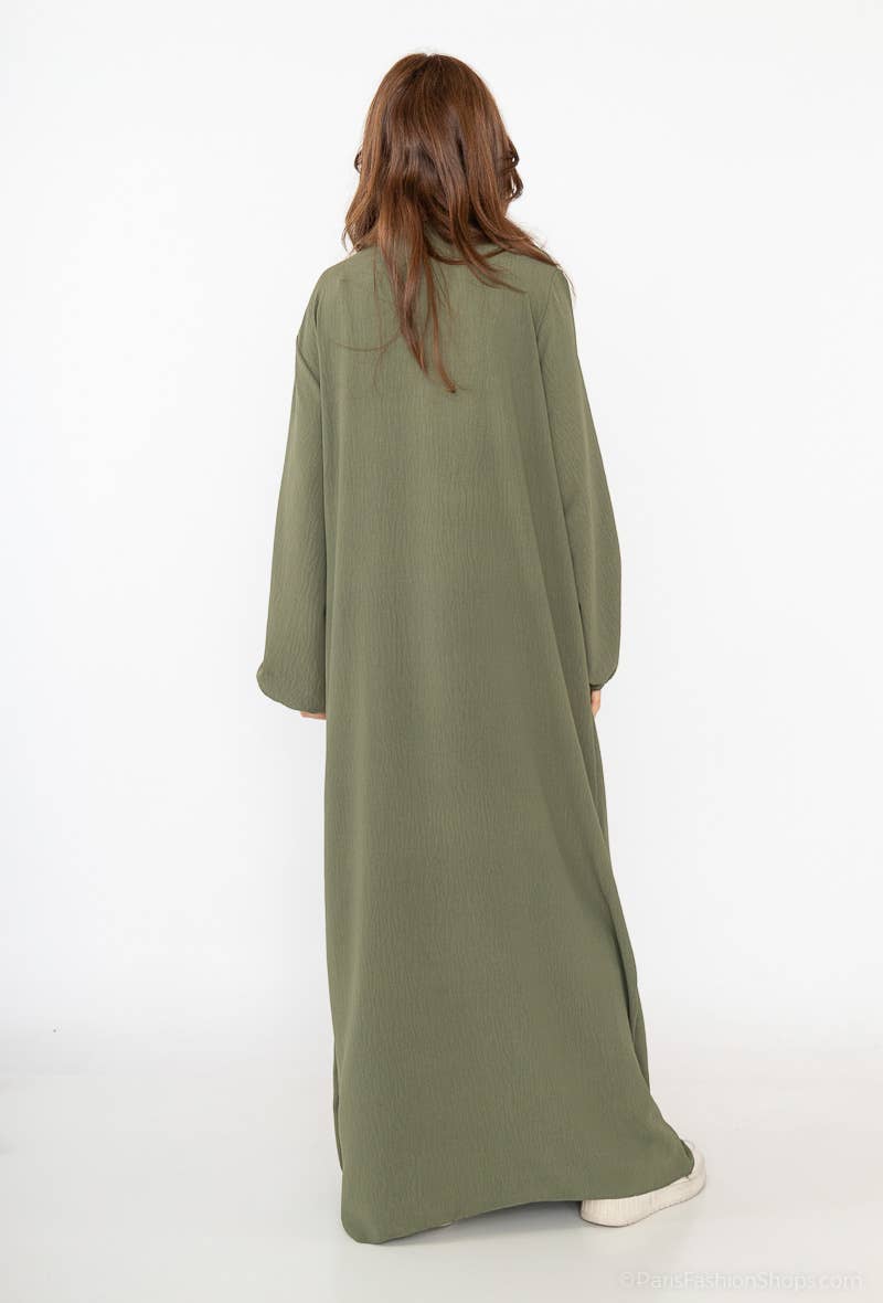 IDEAL OUTFIT - Vente Robe – femme - Robe abaya porte feuille ref:2372jazz36