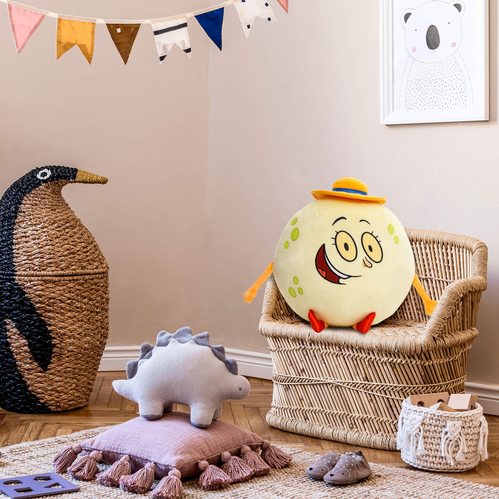 Mighty Mojo Toys - Wholesale Knuffels - Kinderen en baby - Laten we gaan Luna! - Luna The Moon Knuffel (PBS Kids)6