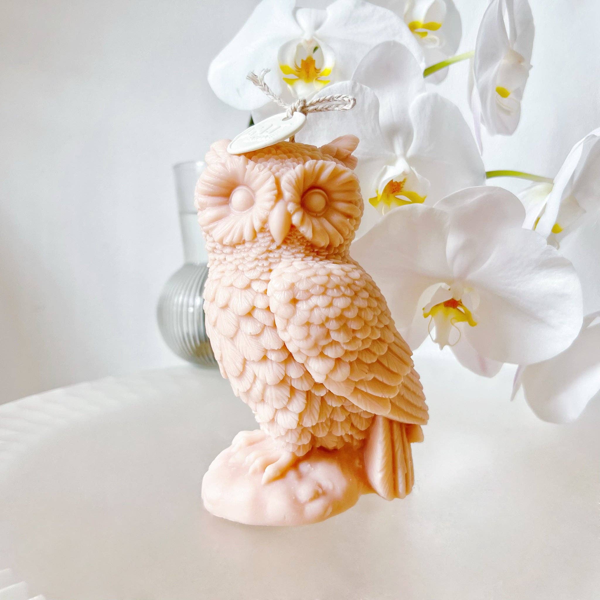 LMJ Candles - Wholesale Novelty candle - Large Owl Shaped Scented Soy Candle0