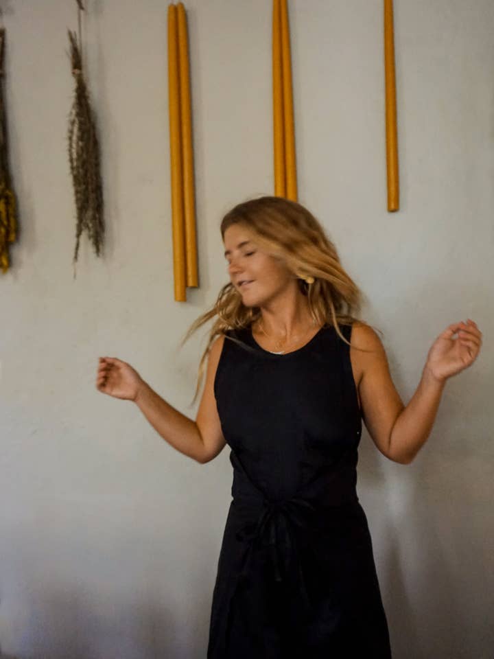 by kvp - Wholesale Romper - Women's - Paige Wrap Romper in Black4