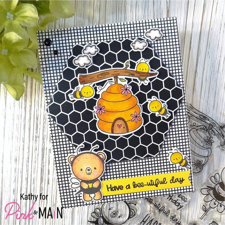 Pink and Main - Wholesale Rubber/Decorative Stamp - Sweeter Than Honey1