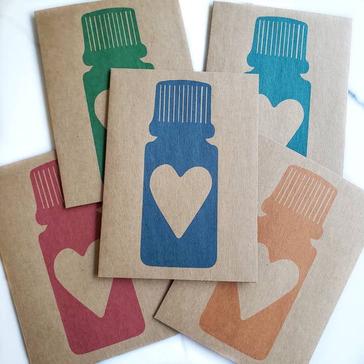 Wenskaarten voor etherische olie | 5 stuks voor wholesale door A Dash of Kinship
