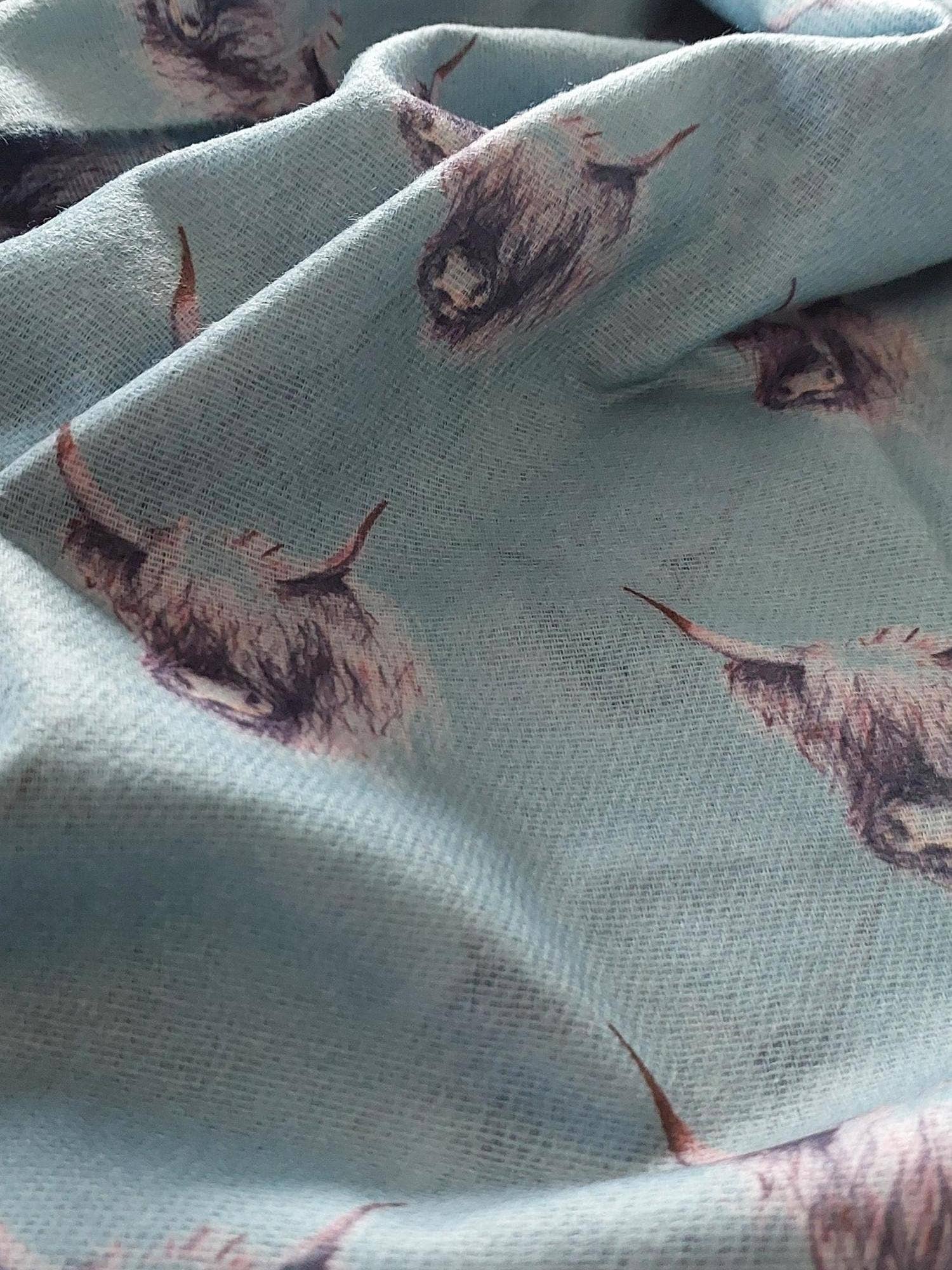 Shimena - Wholesale Scarf - Women's - Highland Cow Pashmina1