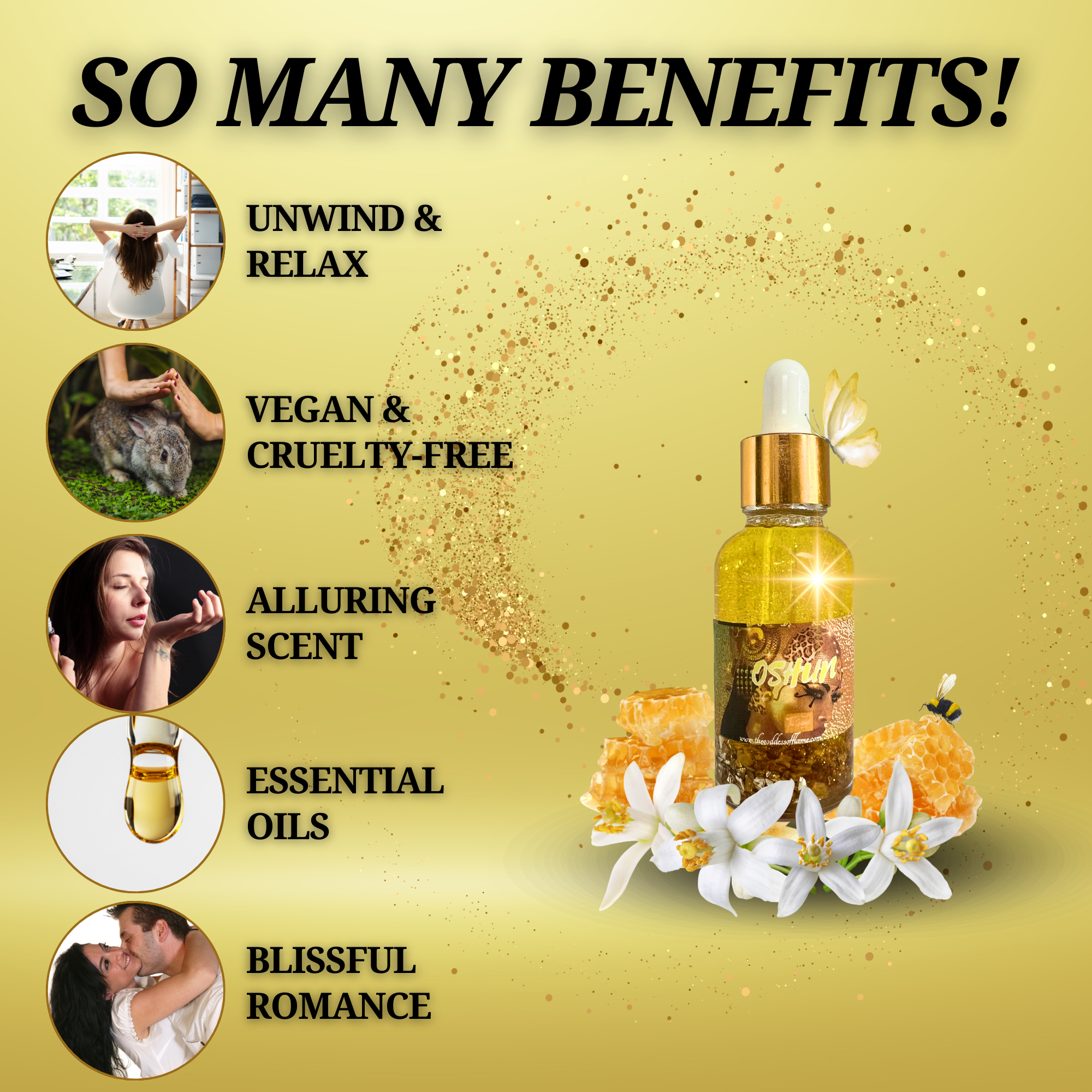 The Goddess of Flame - Vendita all'ingrosso Olio essenziale - Contagocce per olio per unzione Oshun7