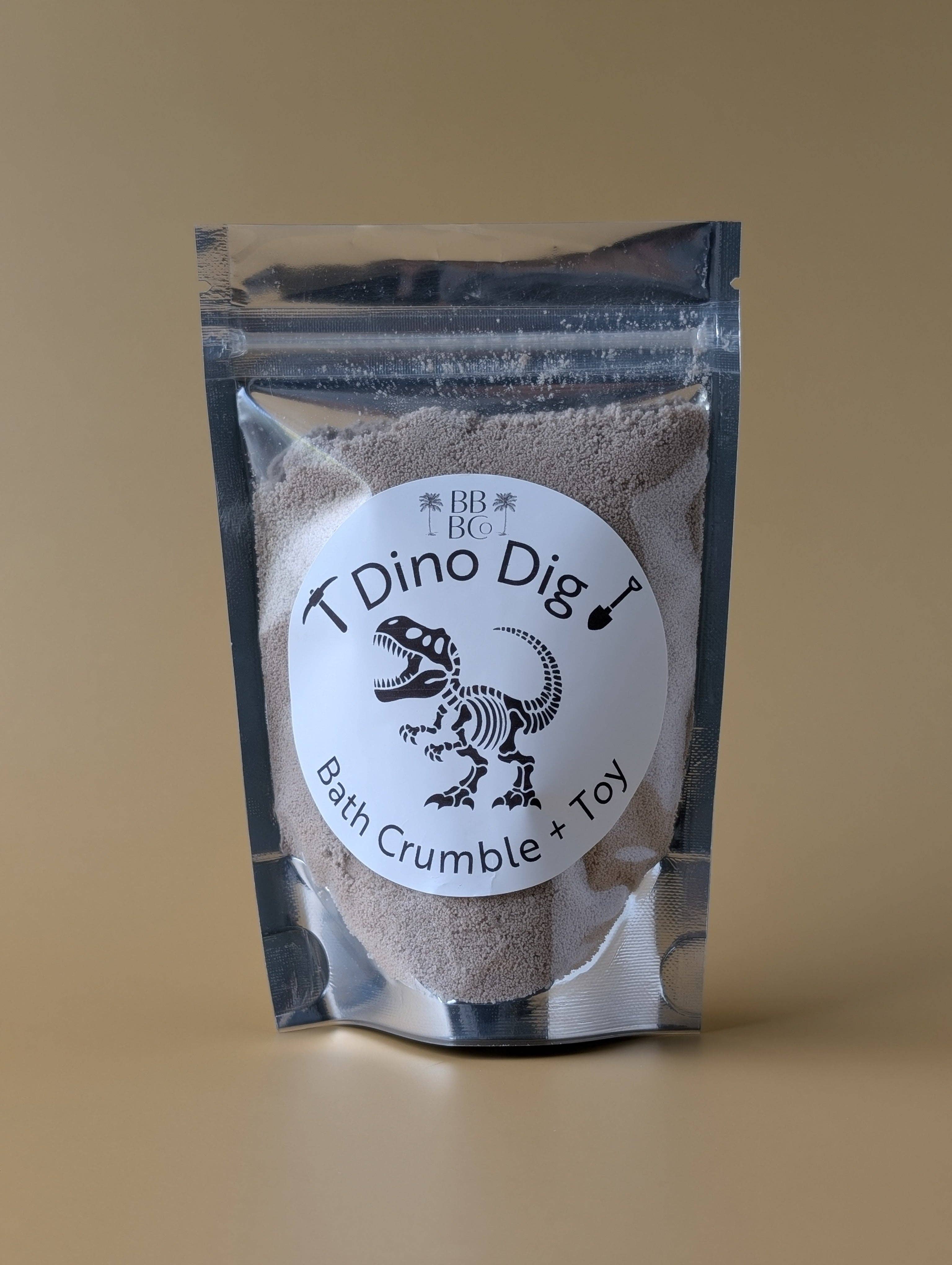 Beachy Bubbles Bath Co - Wholesale Bath Bomb/Fizz - Dino Dig Bath Crumble + Toy1