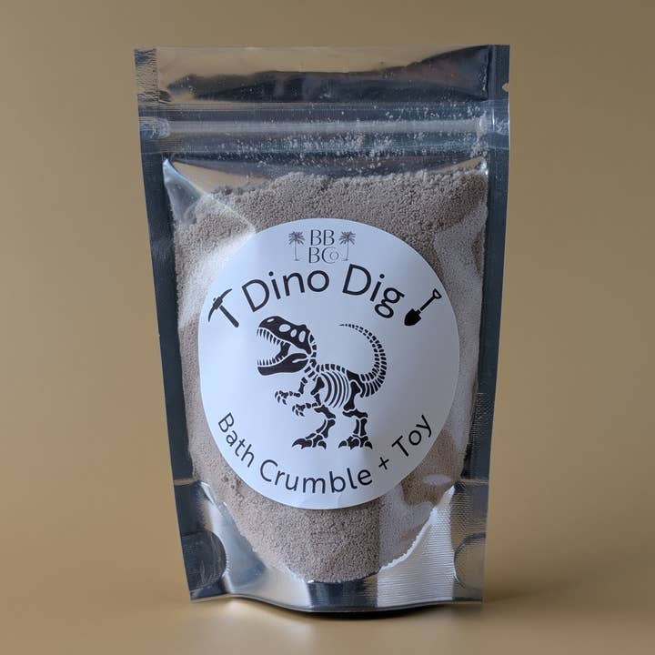 Beachy Bubbles Bath Co - Wholesale Bath Bomb/Fizz - Dino Dig Bath Crumble + Toy1