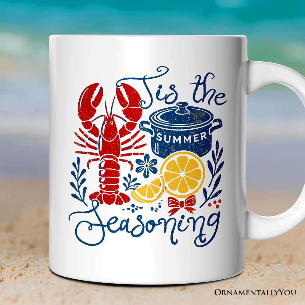 OrnamentallyYou - Wholesale Coffee Mug - Crawfish Boil Season Summer Gift Mug, Seafood Funny Retro0