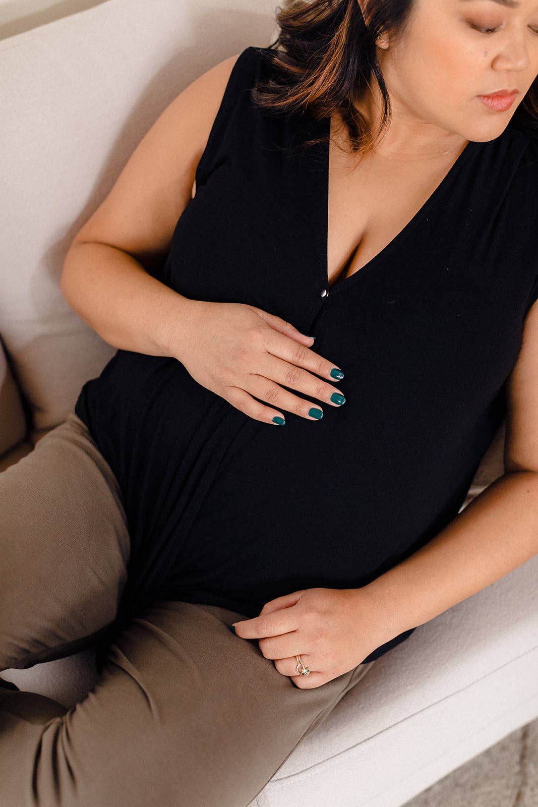 Of an Origin - Wholesale Nursing Top - Maternity - Every Way Maternity to Nursing Wrap Tank Top0