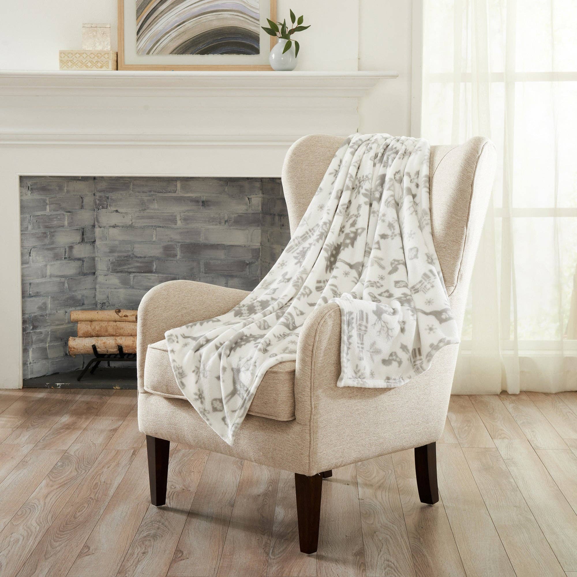 BH Collective - Wholesale Throw Blanket - Throw Blanket - Printed Velvet - Pearl Collection19