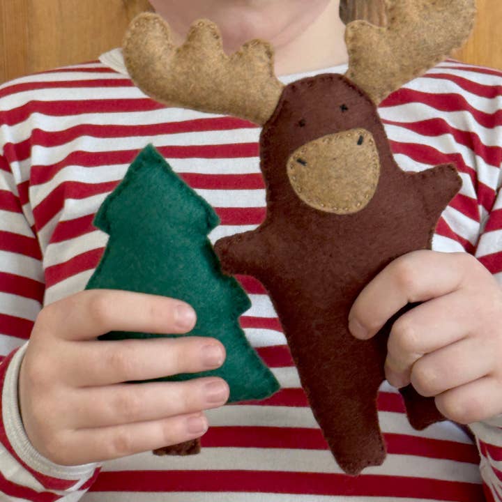 Mimihali - Wholesale Craft Sewing Kit - MOOSE and TREE felt sewing kit for kids1