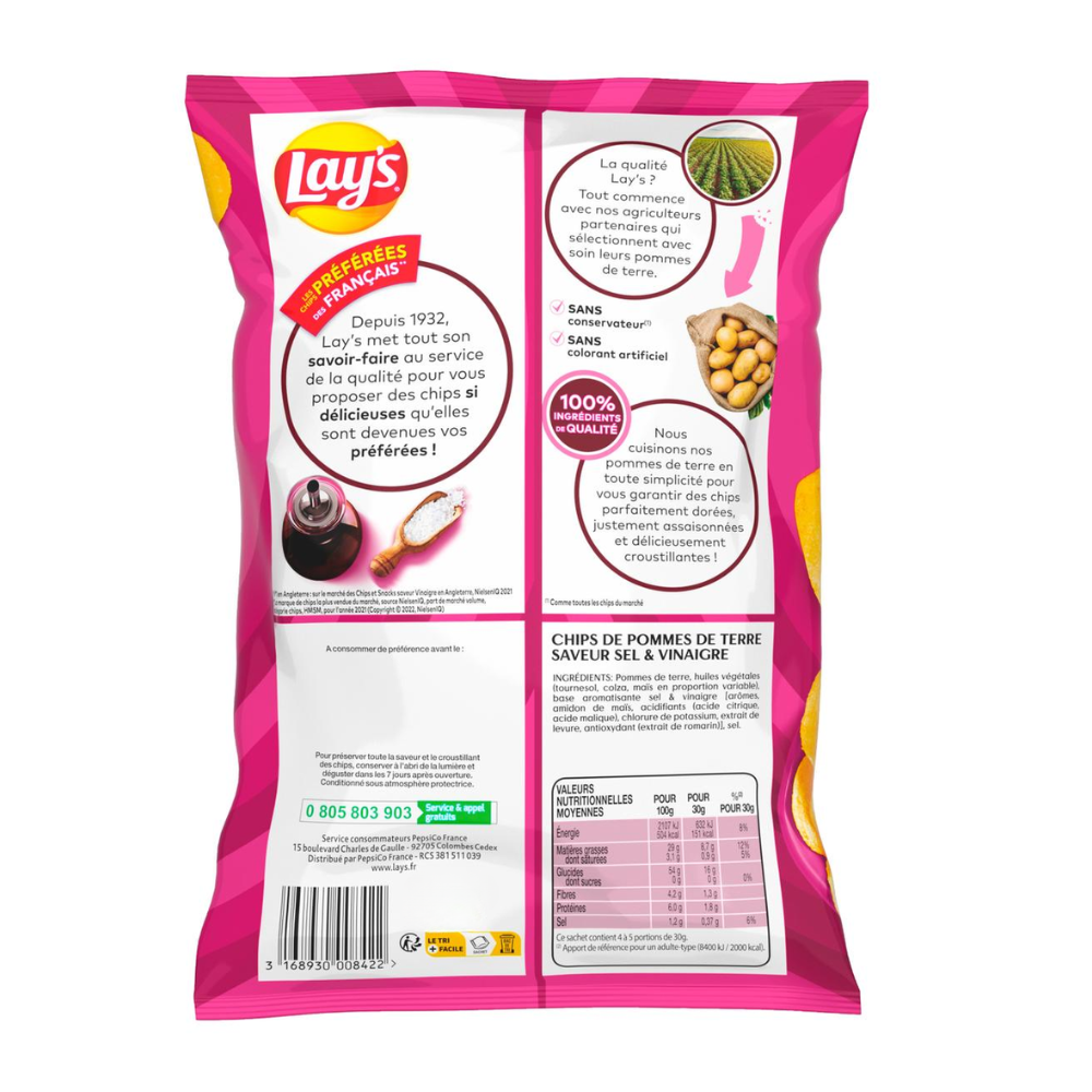 123bonbon - Wholesale Chips - LAY'S Salt & Vinegar Chips2