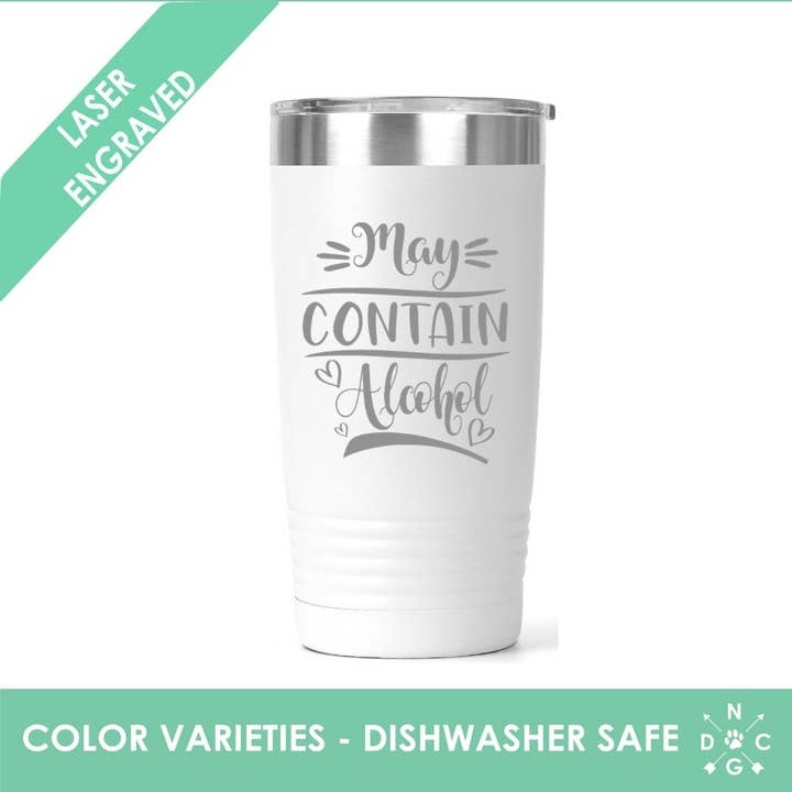 Può contenere un bicchiere di alcol. per la vendita all'ingrosso da parte di Northern Country Girl Designs, LLC