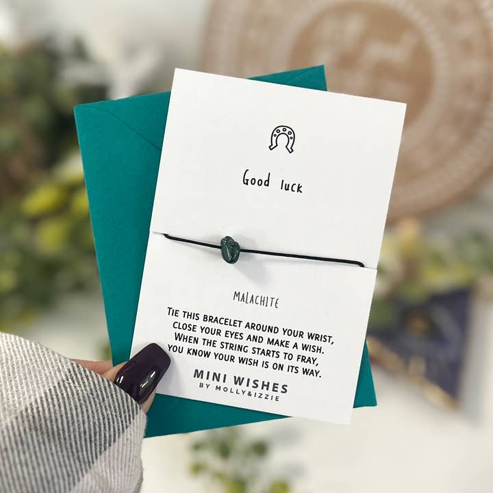 Crystal Mini Wish Bracelet -Good Luck for wholesale by by Molly&Izzie