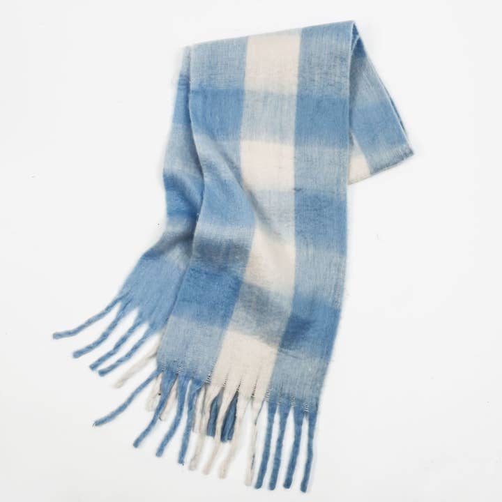 MKS America - Wholesale Scarf - Women's - Colorful Plaid Scarf Shawl Scarf20