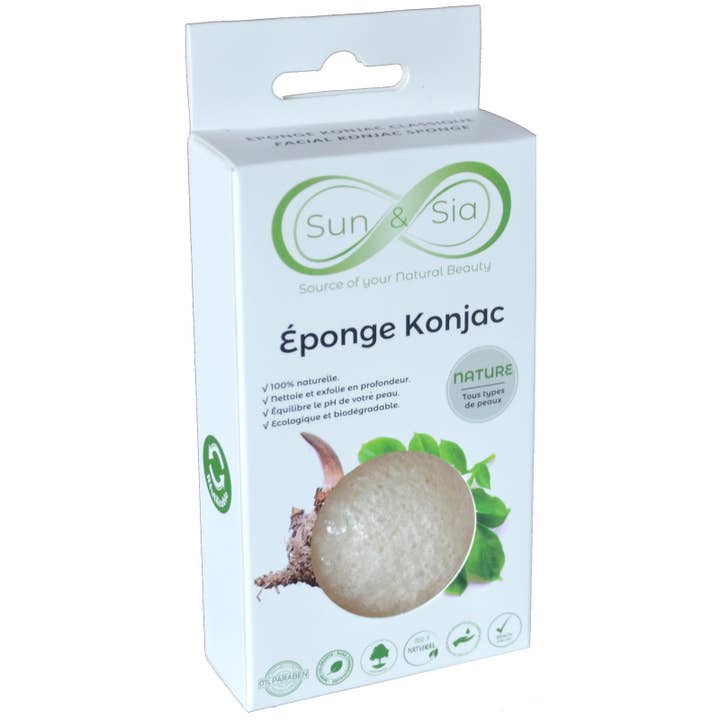 Zen'Arôme - Wholesale Facial cleanser - Classic 100% Natural Facial Cleansing Konjac Sponge4