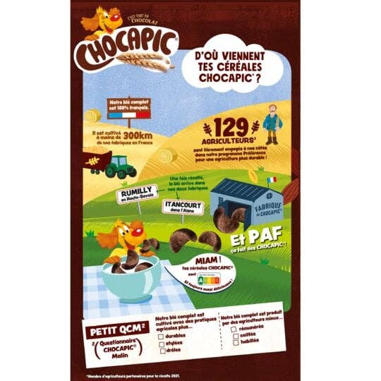 EU Grocery Exports – Großhandel Frühstückszerealien – CHOCAPIC Schokoladen-Cerealien – 750 g1