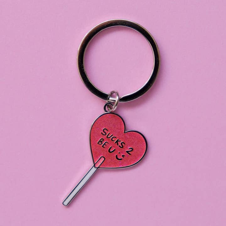 Sucks to be You Enamel Keychain for wholesale by JaneLi.Co