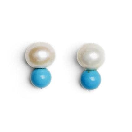Big Pearl, liten turkos för wholesale av Meg Carter Designs