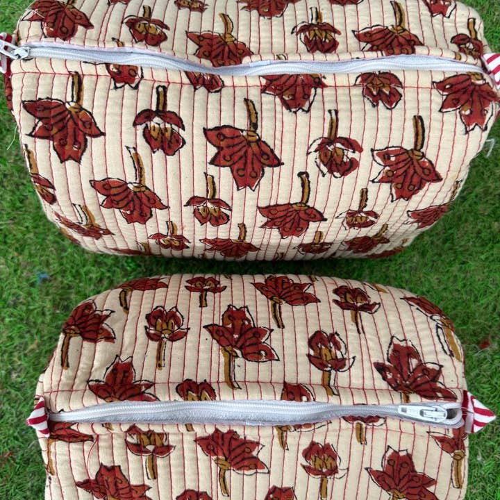 GYPSY STUDIO - Wholesale Makeup/Cosmetic Bag - Luxury 3-Piece Cotton Makeup Bag Collection Makeup Bags 4