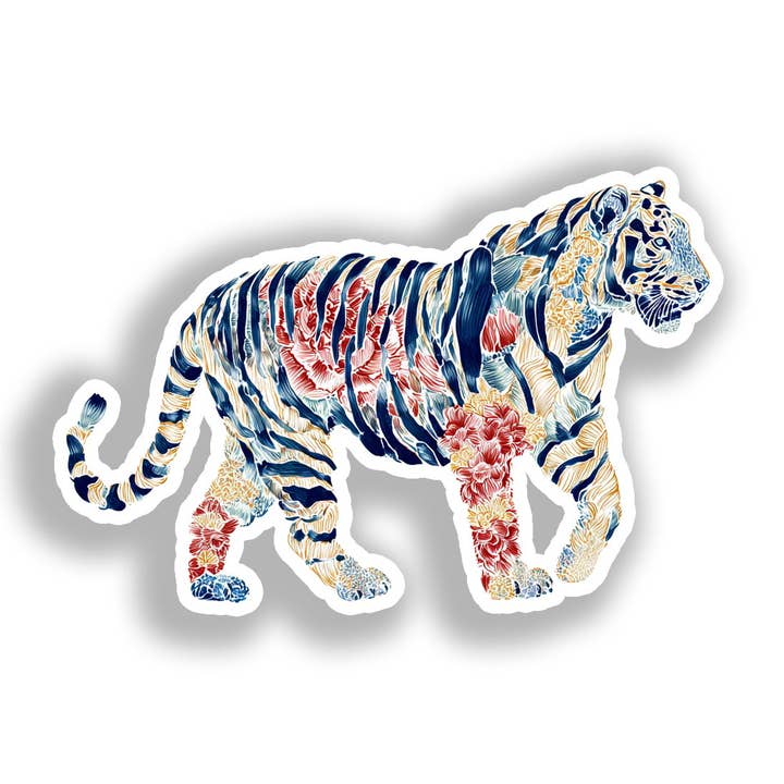 Tiger Decal Sticker # A018406 for wholesale by Yoonek Graphics
