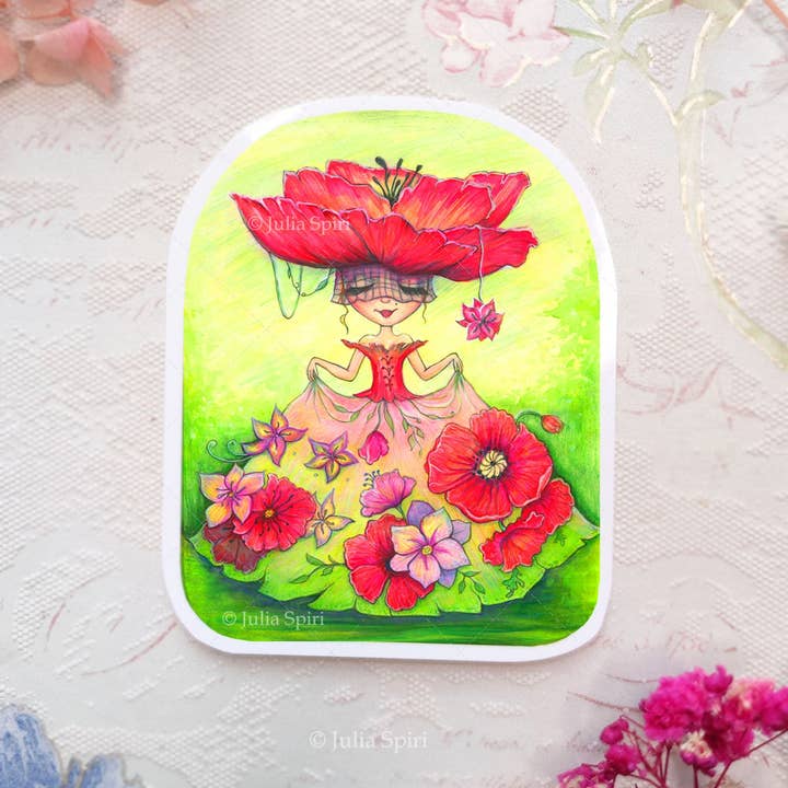 Vinyl Sticker, Floral Whispers. Flower Dress and other Purchase Wholesale mulberry paper flowers. Free Returns & Net 60 Terms on Faire trending on Faire.