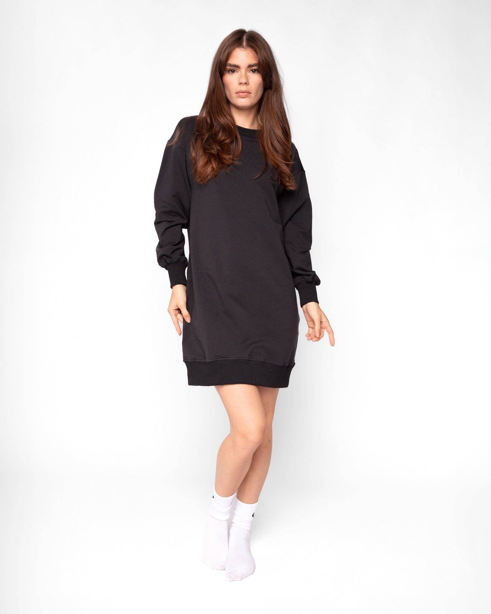 Recollection Brand - Wholesale Dress - Women's - Oversized Sweatshirt Dress16
