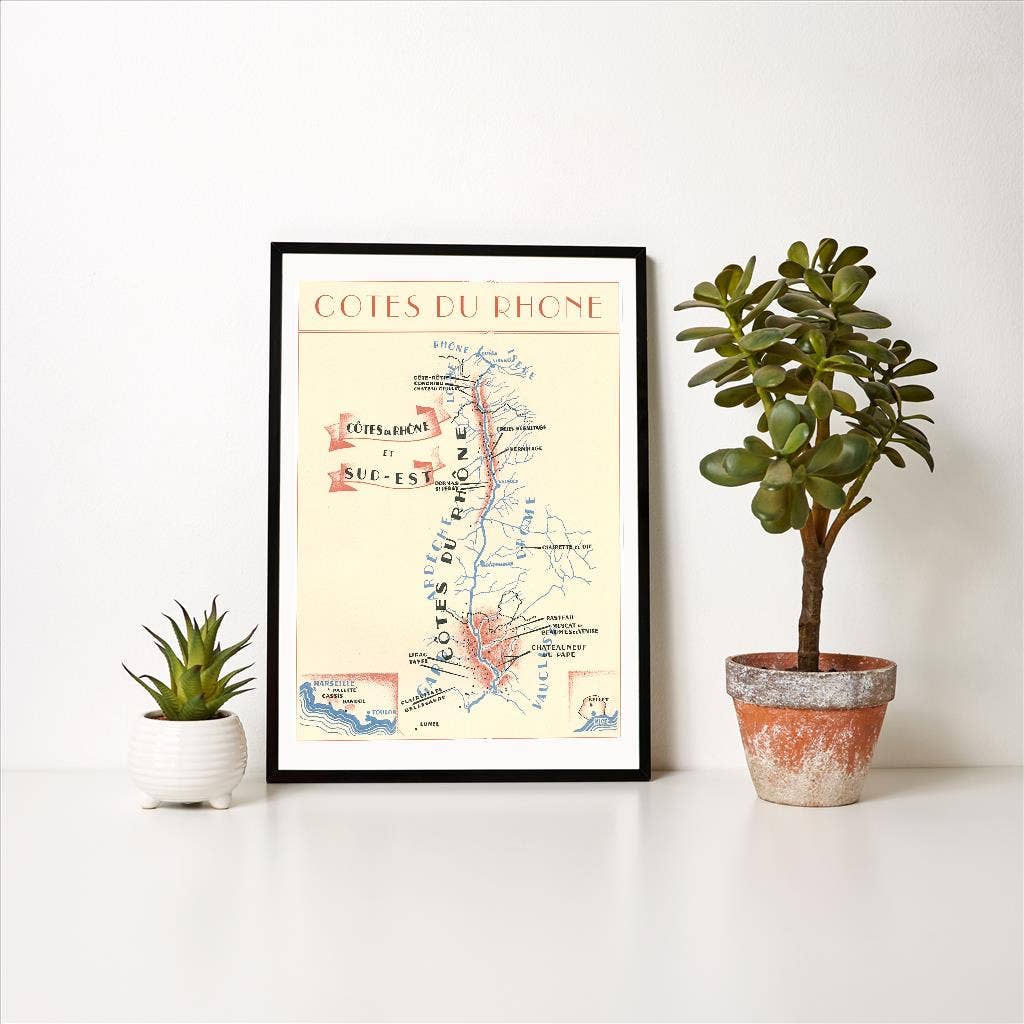 Found Image Press – Engroshandel Kunsttryk – Kunsttryk BV-188 Côtes du Rhône Vinland1