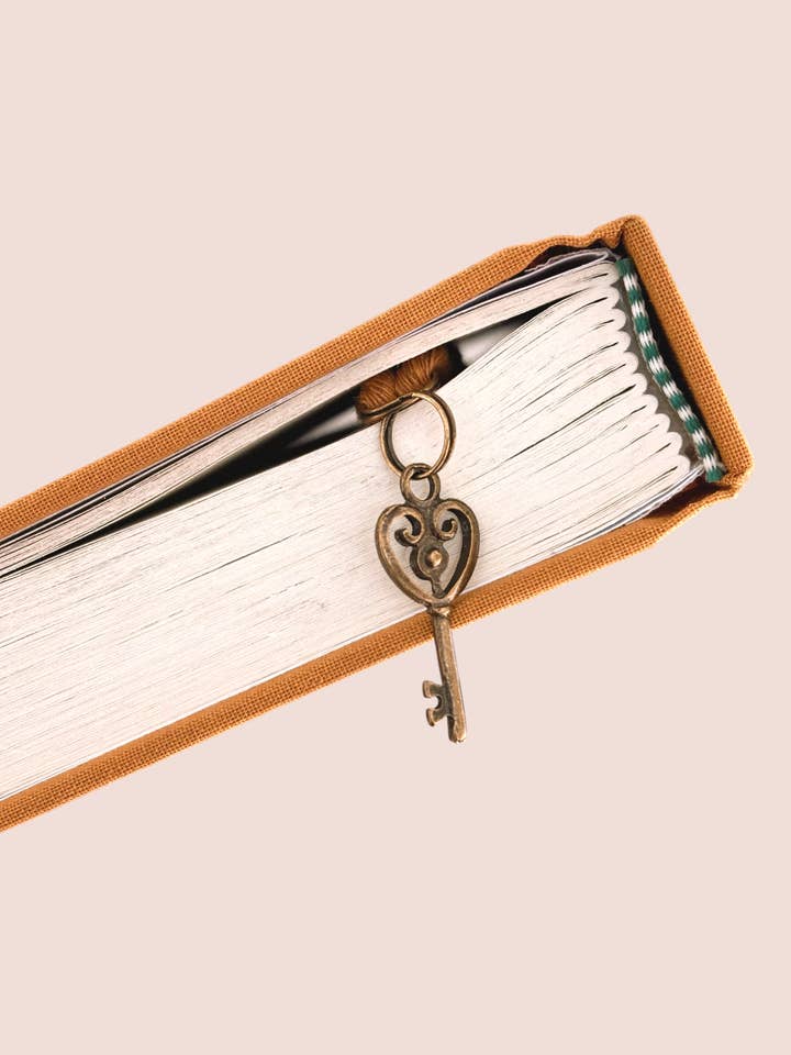 Antique Key Charm Bookmark - Bookish Gifts for Readers for wholesale by Offhand Fibers