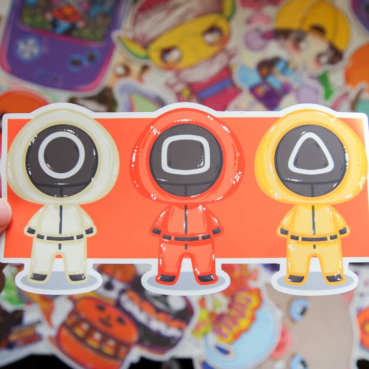 BLÄCKFISK SPEL PERSONAL SPÖKIG UPPLAGA KLISTERMÄRKE DEKAL för wholesale av VENLAA