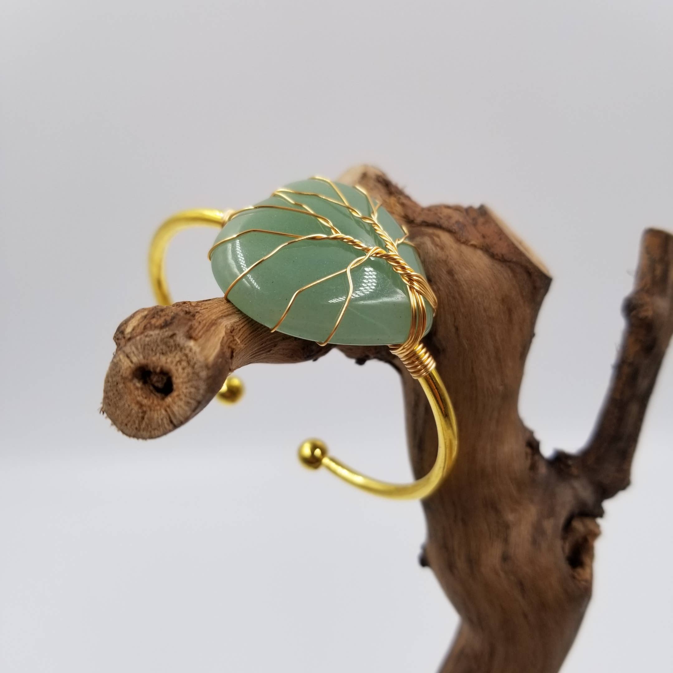 CHAKRA JEWELRY - Wholesale Cuff Bracelet - Handmade Natural Crystal  Heart Bracelet - Mother'S Day Gift2