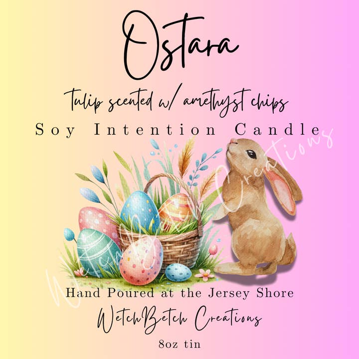 WBC Shops - Wholesale Novelty Candle - Ostara, Scented Soy Intention Candle1