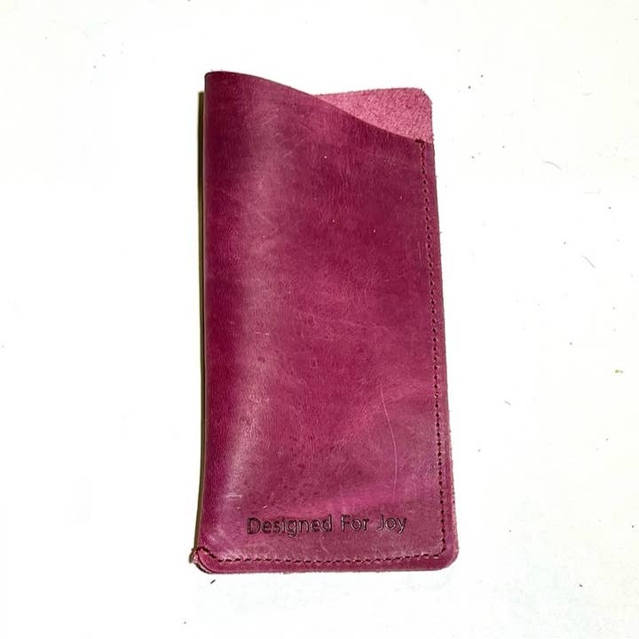 Designed For Joy - Wholesale Eyewear Cases & Holders - Women's - Leather Slim Eyeglass Case2