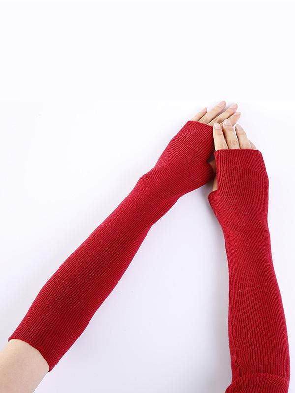 VividLux – wholesale Gloves – Women's – Knitted 7 Colors Sleevelet Accessories8